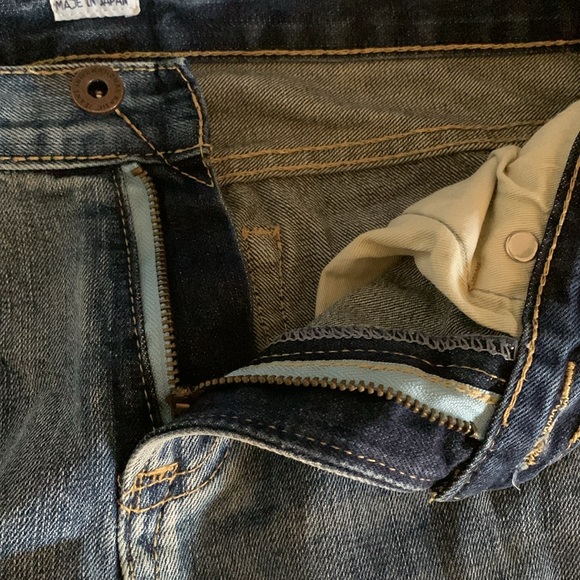 Todayful Japan Vintage Distressed Denim Light Wash Zip 5 Pocket - Picture 11 of 16